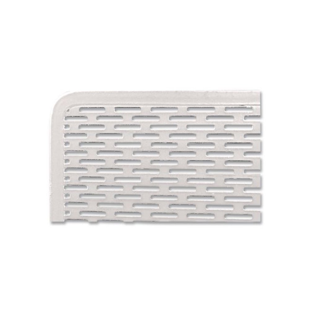 Urban Collection Punched Metal Letter Sorter, 3 Sections, DL to A6 Size Files, 6.5" x 3.25" x 5.5", White. Picture 4