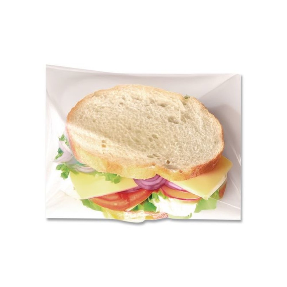 Food Bags, 6.75" x 6.75", Clear, 2,000/Carton. Picture 5