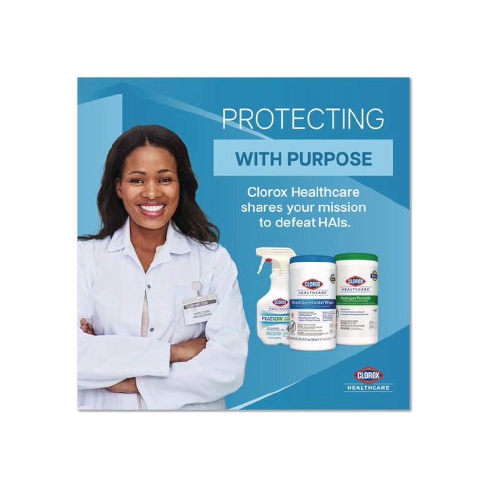 VersaSure Cleaner Disinfectant Wipes, Refill, 1-Ply, 12 x 10, Fragranced, White, 110/Pouch, 2 Pouches/Carton. Picture 10
