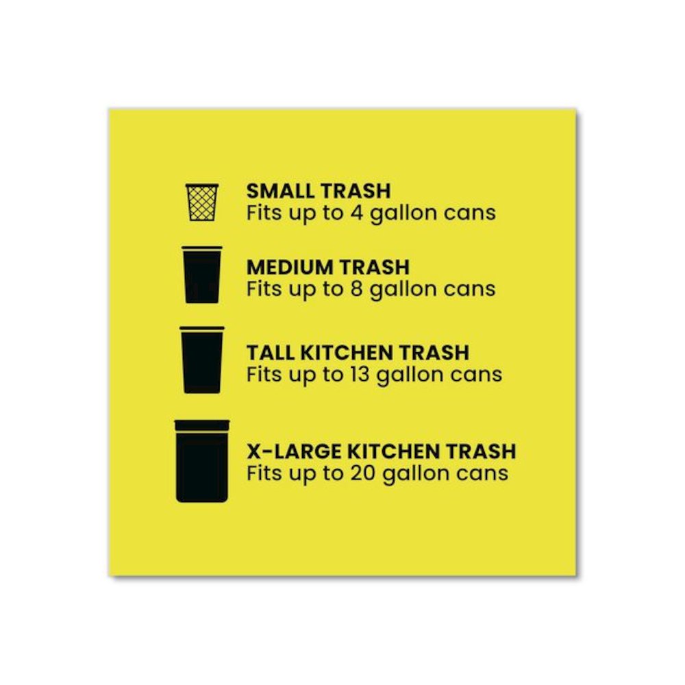 ForceFlex Kitchen Drawstring Trash Bags, 13 gal, Gain Fresh Clean Scent, 24 x 27.38, White, 40 Bags/Box, 6 Boxes/Carton. Picture 11