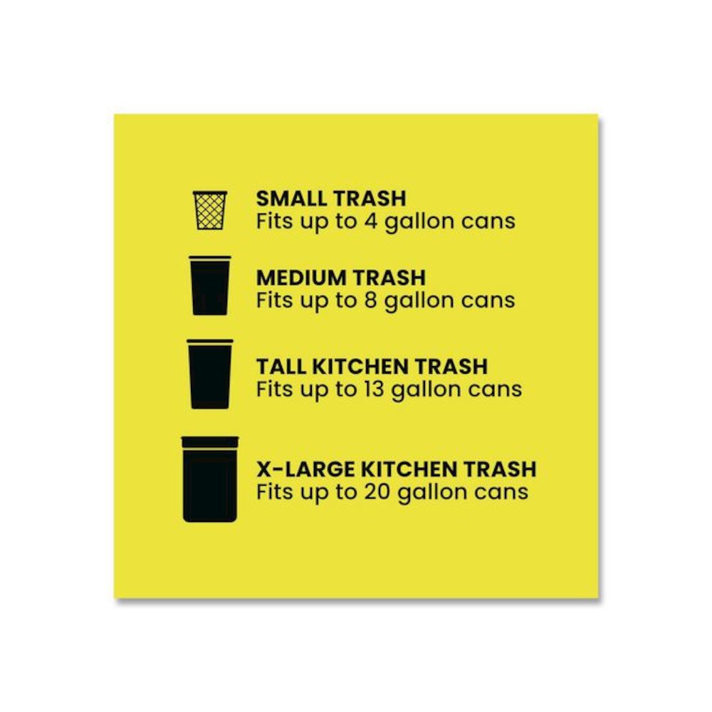 ForceFlex Tall Kitchen Drawstring Trash Bags, Drawstring, 13 gal, Fresh Clean Scent, 10.19 x 9.81, Gray, 110/Roll, 3/Carton. Picture 10