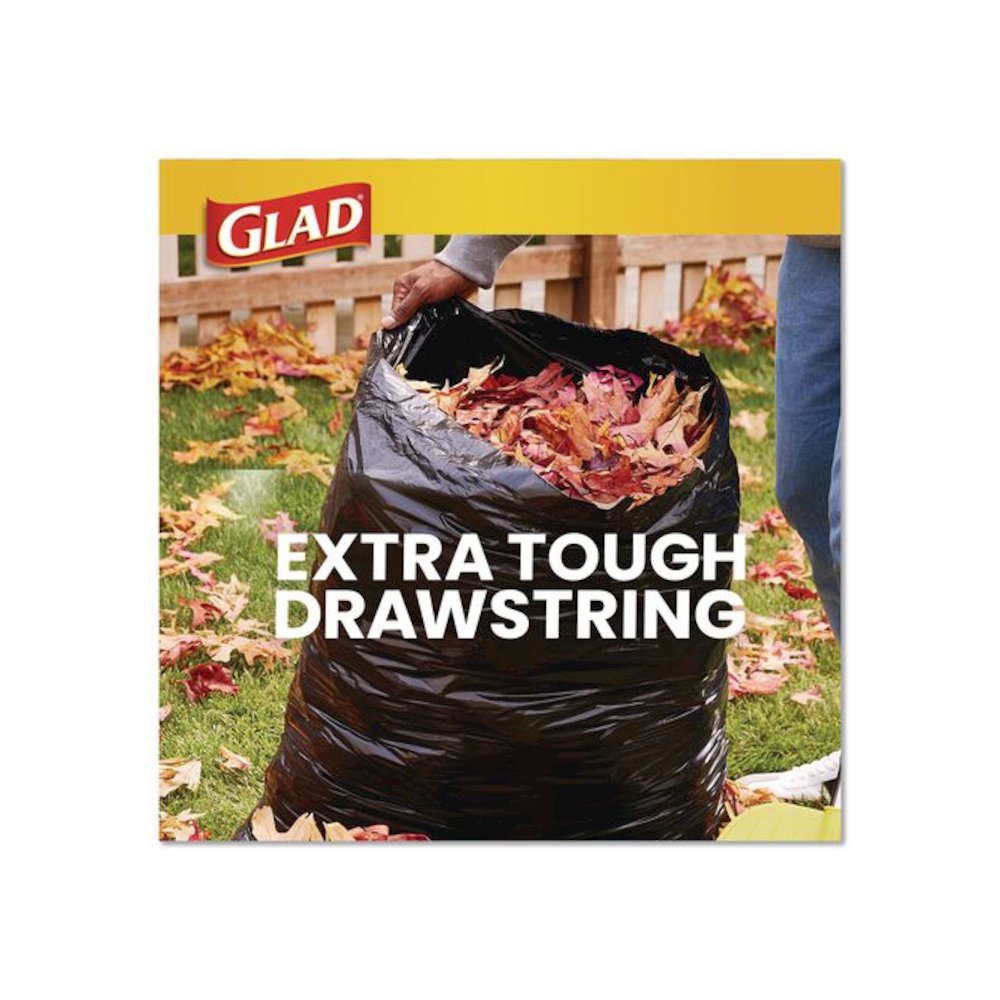 Guaranteed Strong Large Drawstring Trash Bags, Three-Ply, 30 gal, 1.05 mil, 30 x 33, Black, 28 Bags/Box, 6 Boxes/Carton. Picture 6