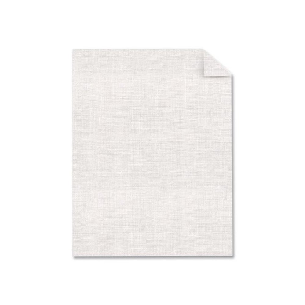 25% Cotton Linen Cover Stock, 65-lb Cover Weight, 8.5 x 11, 100/Pack. Picture 3