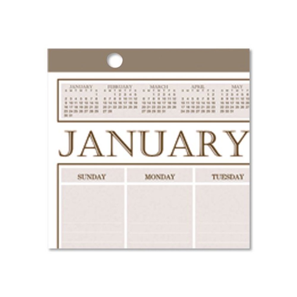 Large Print Recycled Monthly Wall Calendar, 20 x 26, Beige Sheets, 12-Month (Jan to Dec): 2026. Picture 3