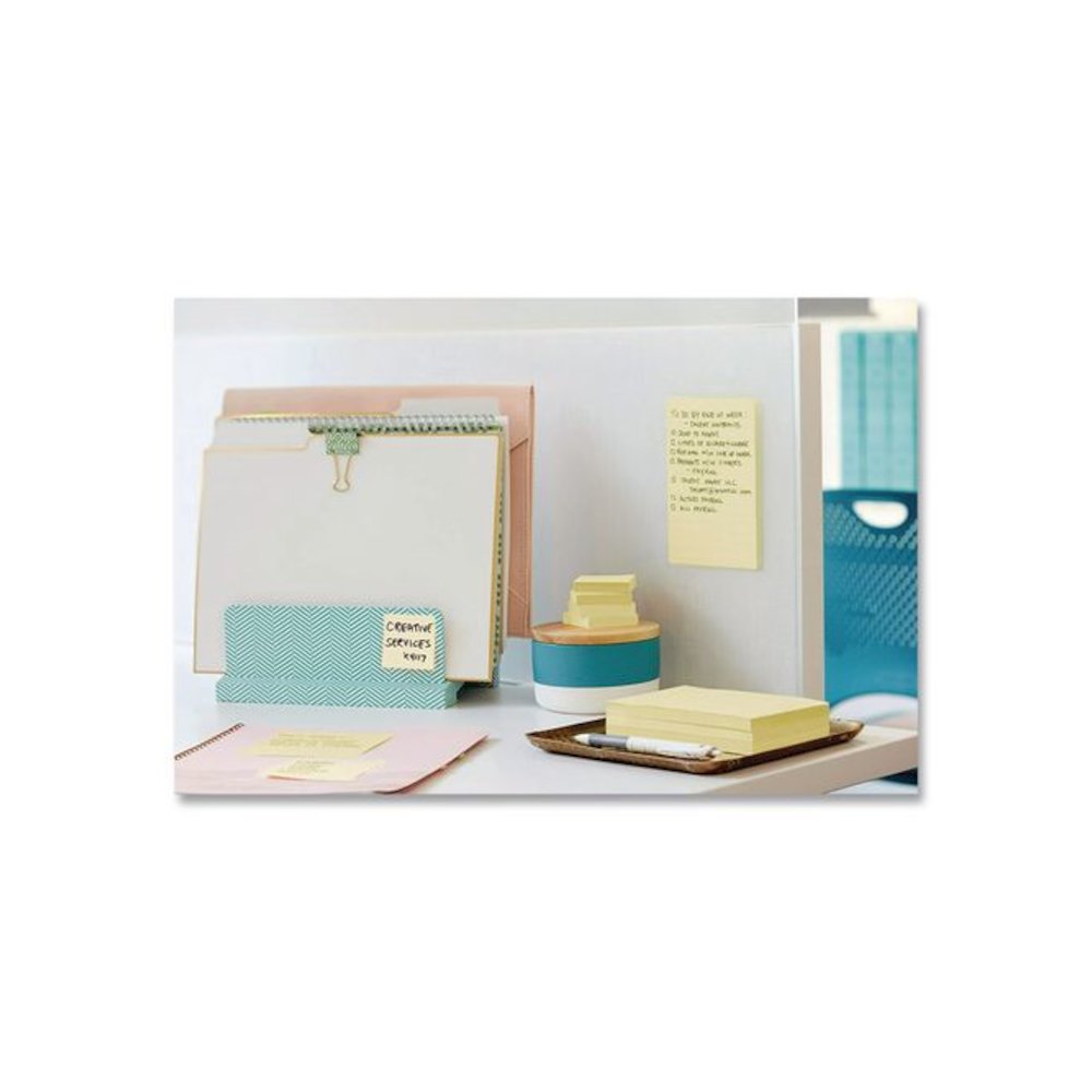 Original Pads in Canary Yellow, Value Pack, 3" x 5", 100 Sheets/Pad, 24 Pads/Pack. Picture 5
