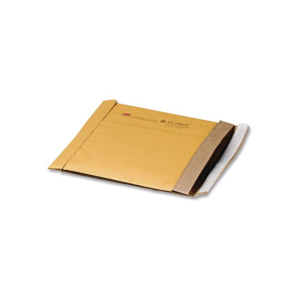 Jiffy Padded Mailer, #2, Paper Padding, Self-Adhesive Closure, 8.5 x 12, Natural Kraft, 100/Carton. Picture 2