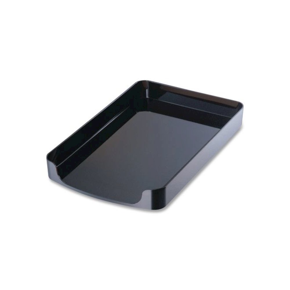 2200 Series Front-Loading Desk Tray, 1 Section, Legal Size Files, 10.25" x 15.38" x 2", Black. Picture 3