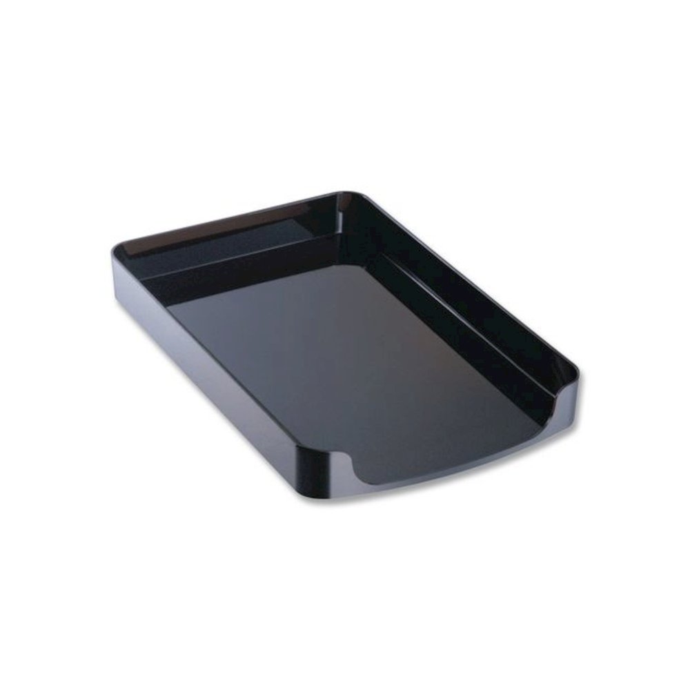 2200 Series Front-Loading Desk Tray, 1 Section, Legal Size Files, 10.25" x 15.38" x 2", Black. Picture 1