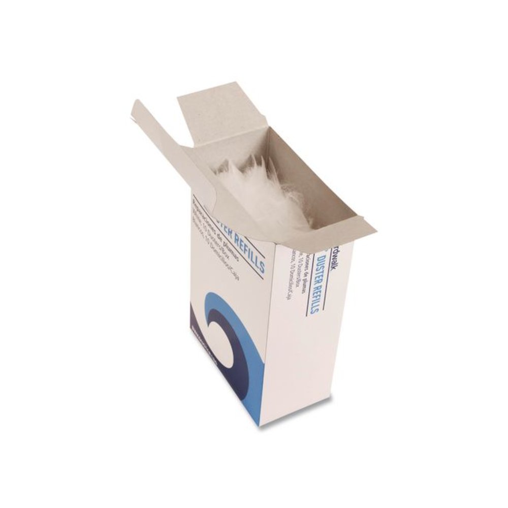 180 Duster Refills, Soft Fluffy Fibers, White, 10 Dusters/Box, 4 Boxes/Carton. Picture 7