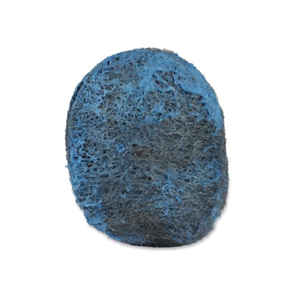 Steel Wool Soap Pads, 3 x 2.5, Blue, 15 Pads/Box, 12 Boxes/Carton. Picture 2