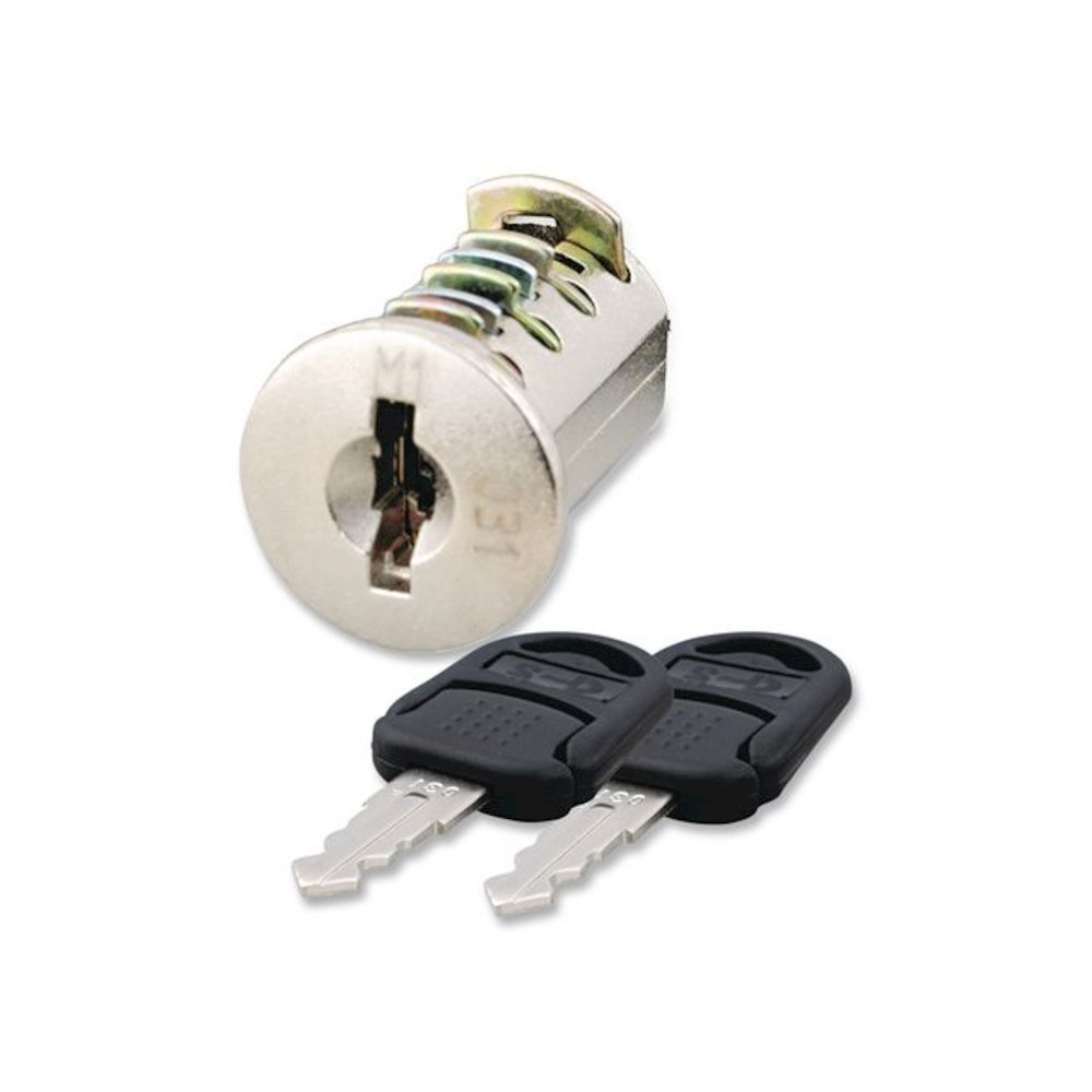 Core Removable Lock and Key Set, Silver, 2 Keys. Picture 4