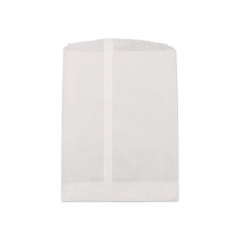 Grocery Bag, 30# Size, 30# Basis Weight, 7.5" x 10.5", White, 500/Box. Picture 3
