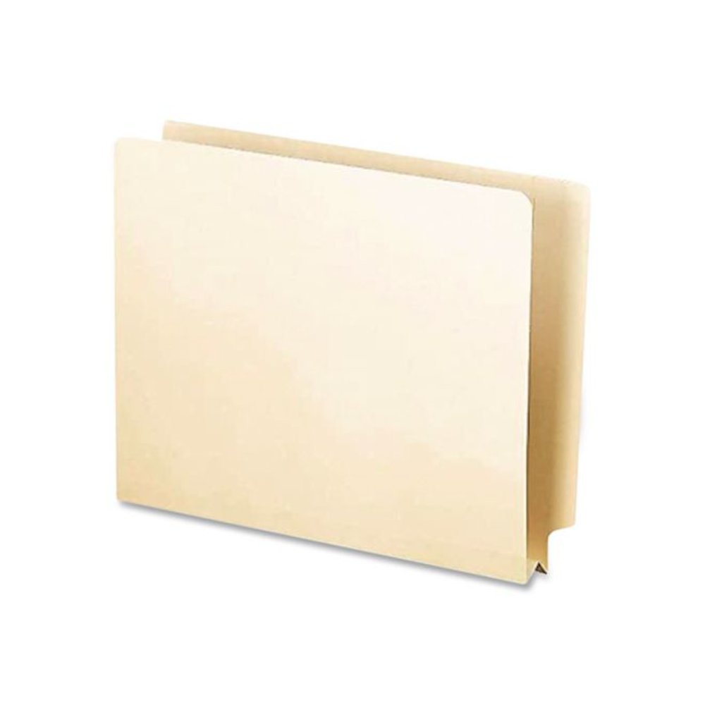 Manila End Tab Expansion Folders, Straight Tabs, Letter Size, 1.5" Expansion, Manila, 50/Box. Picture 2