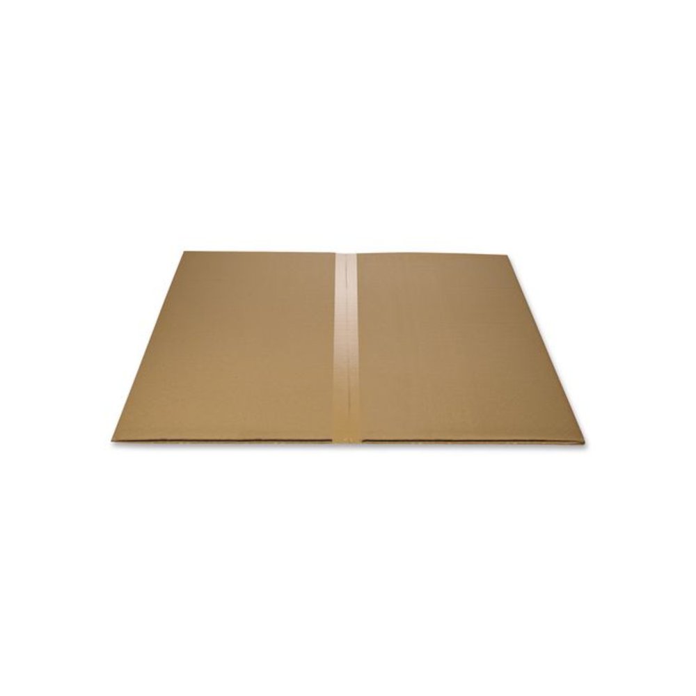 Studded Chair Mat for Flat to Low Pile Carpeted Floors, Rectangular with Wide Lip, Beveled Edges, 45" x 53", Clear. Picture 8