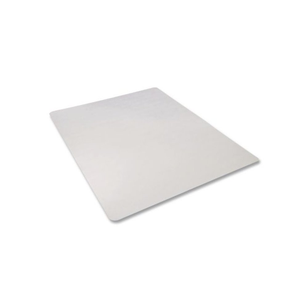 Non-Studded Chair Mat for Hard Floors, Rectangular, Straight Edges, 46" x 60", Clear. Picture 2