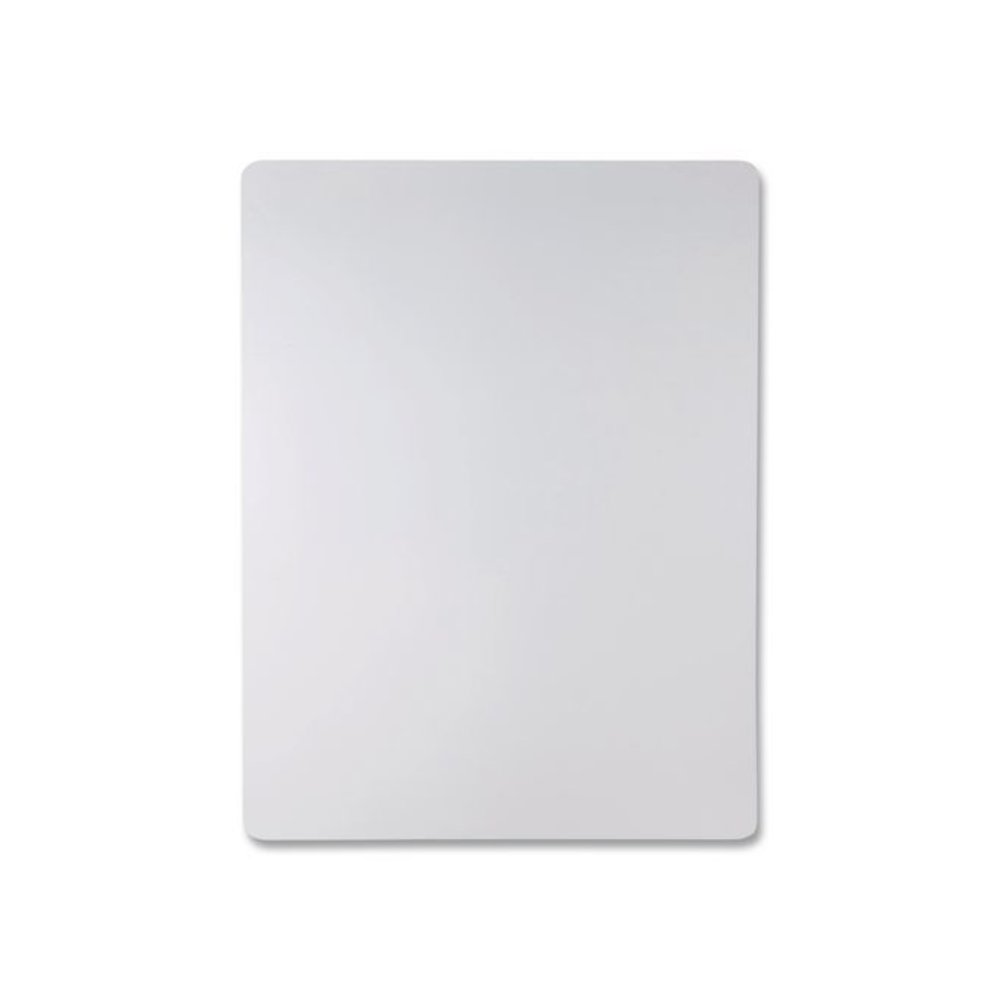 Non-Studded Chair Mat for Hard Floors, Rectangular, Straight Edges, 46" x 60", Clear. Picture 3