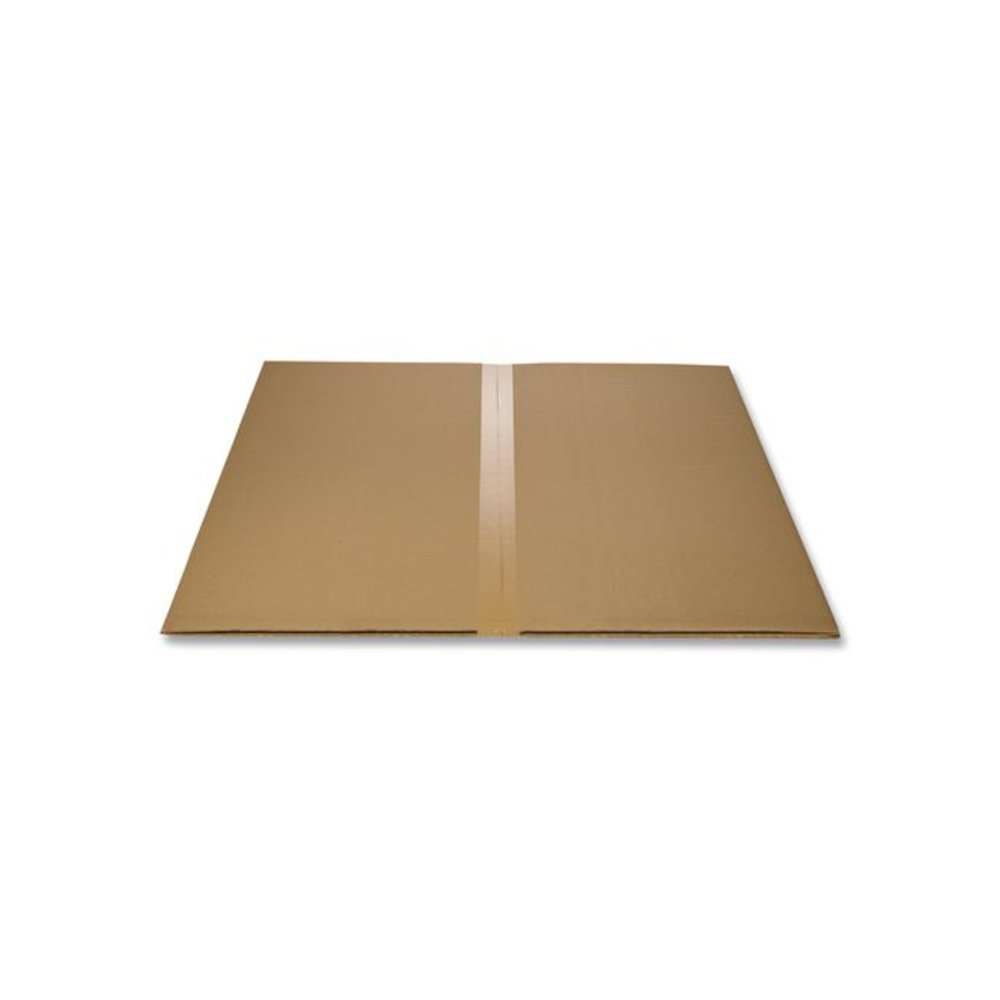 Studded Chair Mat for Flat Pile Carpeted Floors, Rectangular, Straight Edges, 46" x 60", Clear. Picture 8