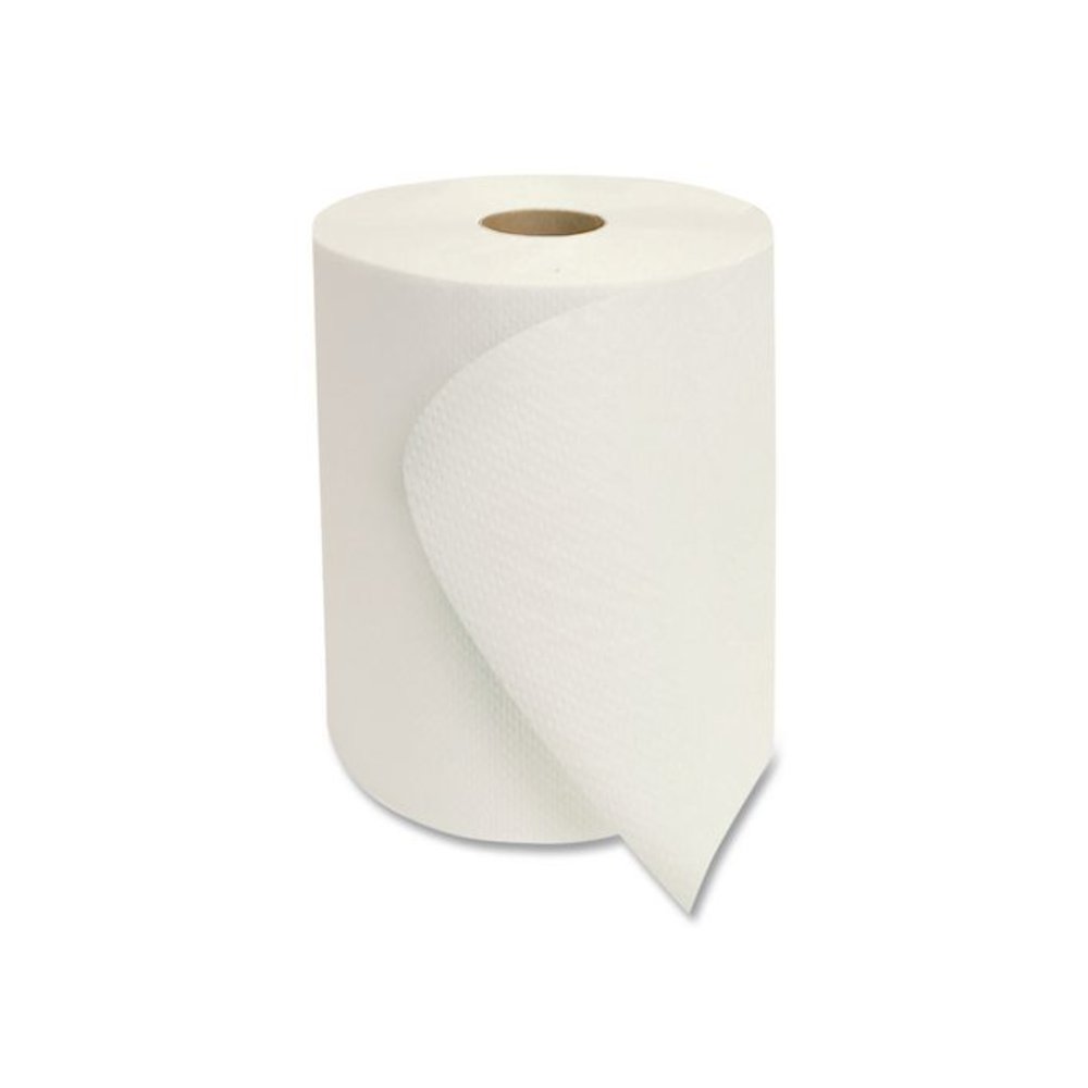 Morsoft Universal Roll Towels, 1-Ply, 8" x 1,000 ft, White, 6 Rolls/Carton. Picture 1