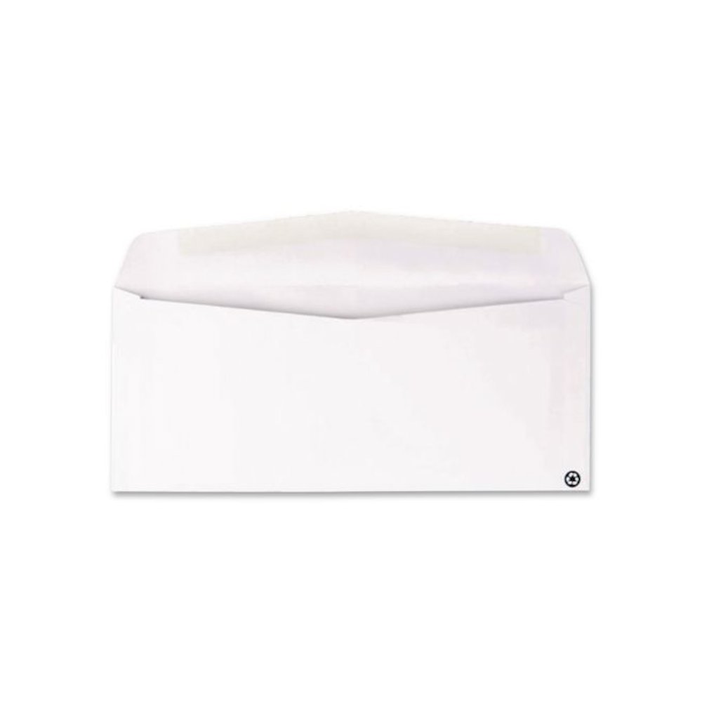Address-Window Envelope, Lower Left, #10, Commercial Flap, Gummed Closure, 4.13 x 9.5, White, 500/Box. Picture 2
