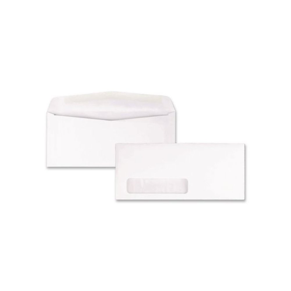 Address-Window Envelope, Lower Left, #10, Commercial Flap, Gummed Closure, 4.13 x 9.5, White, 500/Box. Picture 4