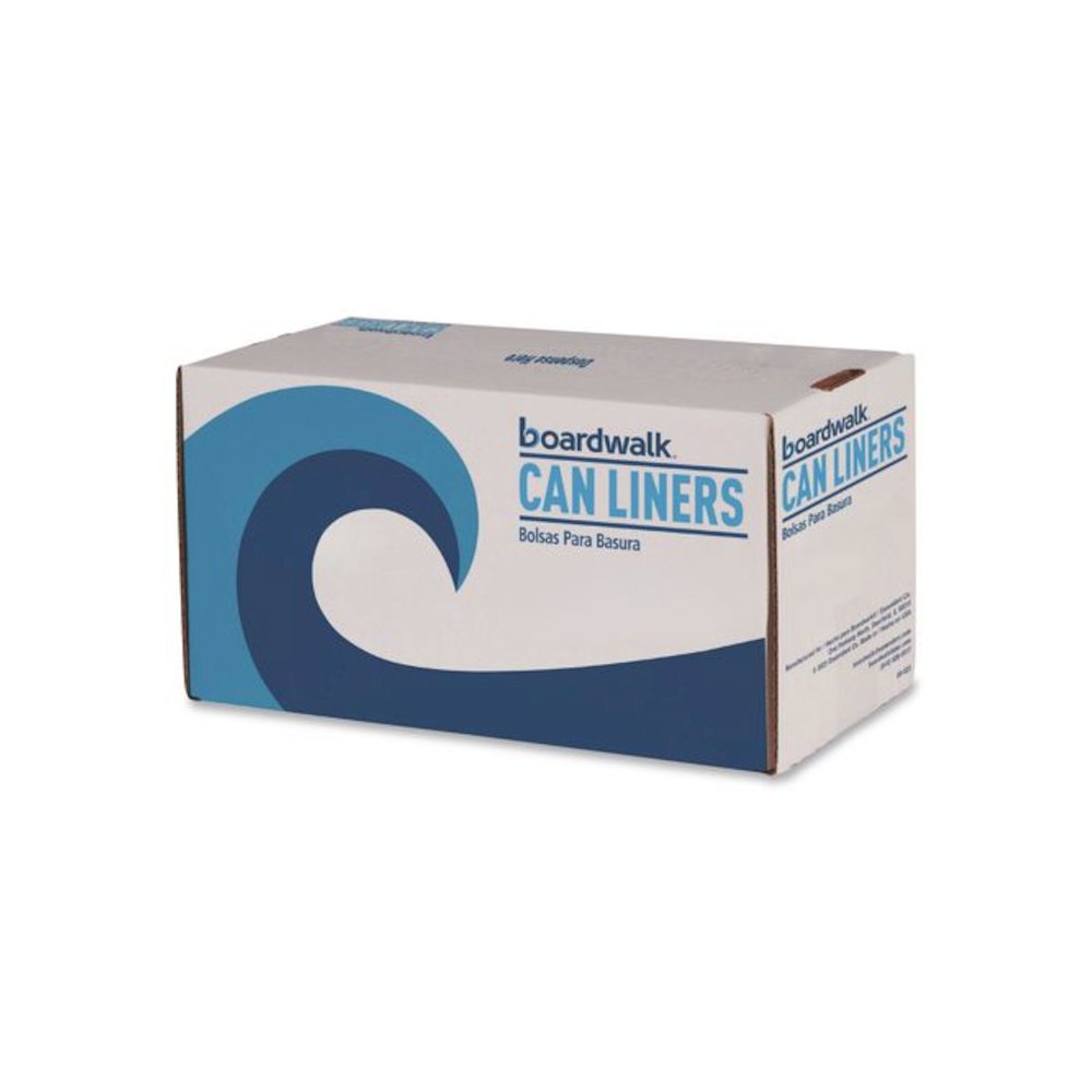 Drawstring Kitchen Bags/Liners, Drawstring, 13 gal, 24" x 28", White, 50 Bags/Roll, 2 Rolls/Carton. Picture 1