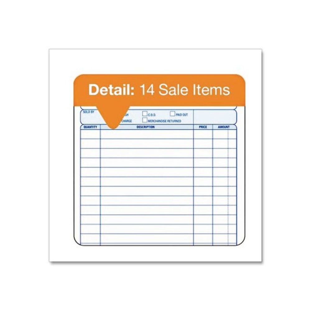 General Purpose Forms, Two-Part Carbonless, 8.5 x 5.67, 100 Forms Total/Pack. Picture 4
