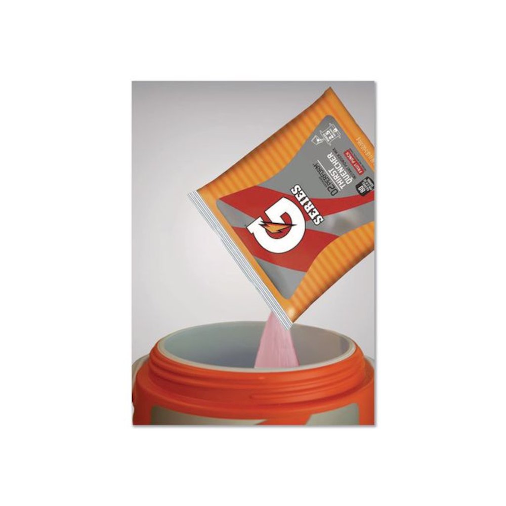 Thirst Quencher Powdered Drink Mix, Fruit Punch, 21 oz Packet, 32/Carton. Picture 3