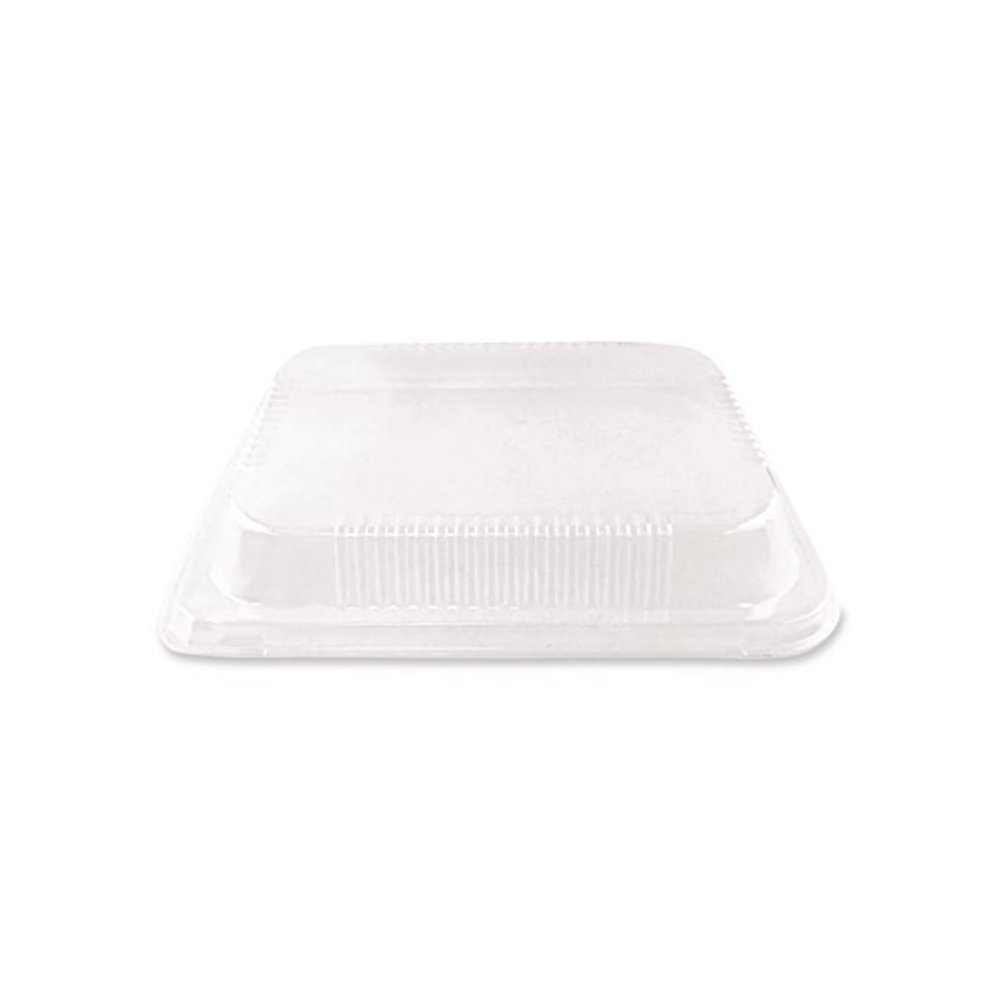 Plastic Dome Lid, 10.75 x 10.19 x 1.63, Clear, 100/Carton. Picture 2