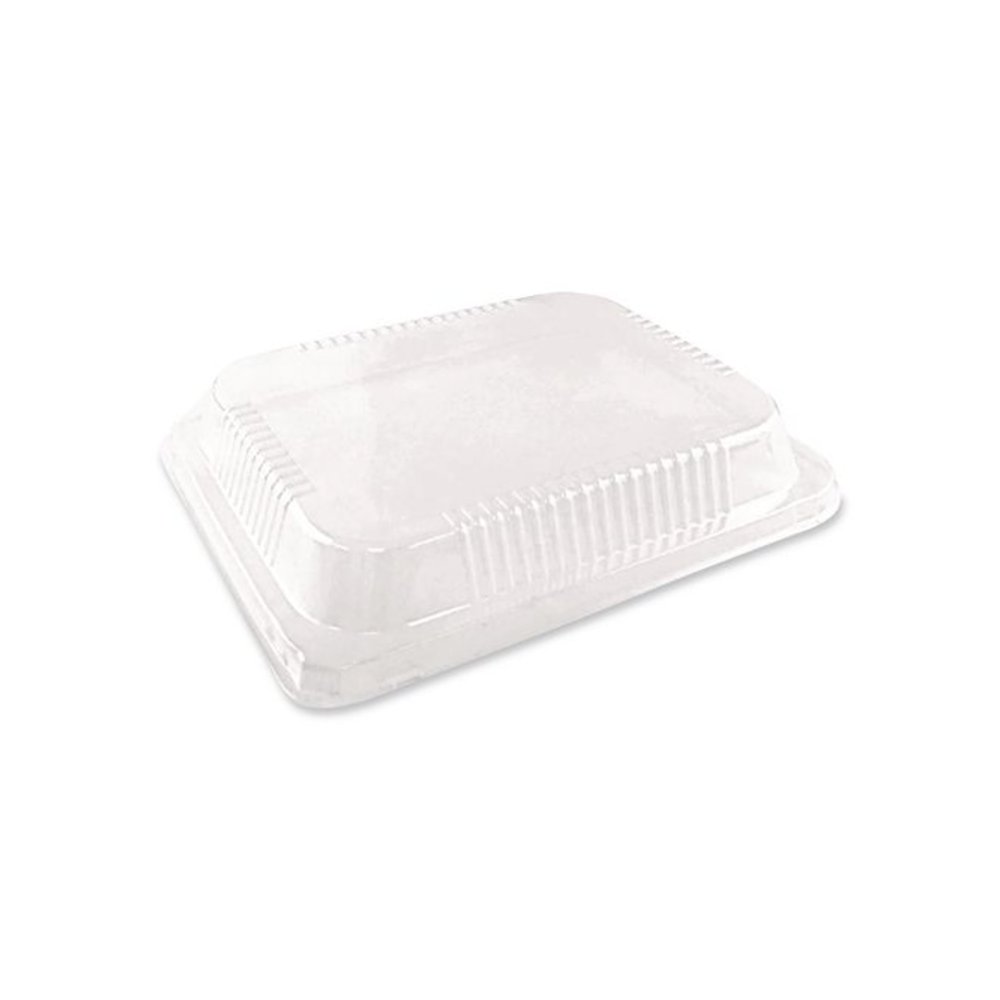 Plastic Dome Lid, 10.75 x 10.19 x 1.63, Clear, 100/Carton. Picture 4