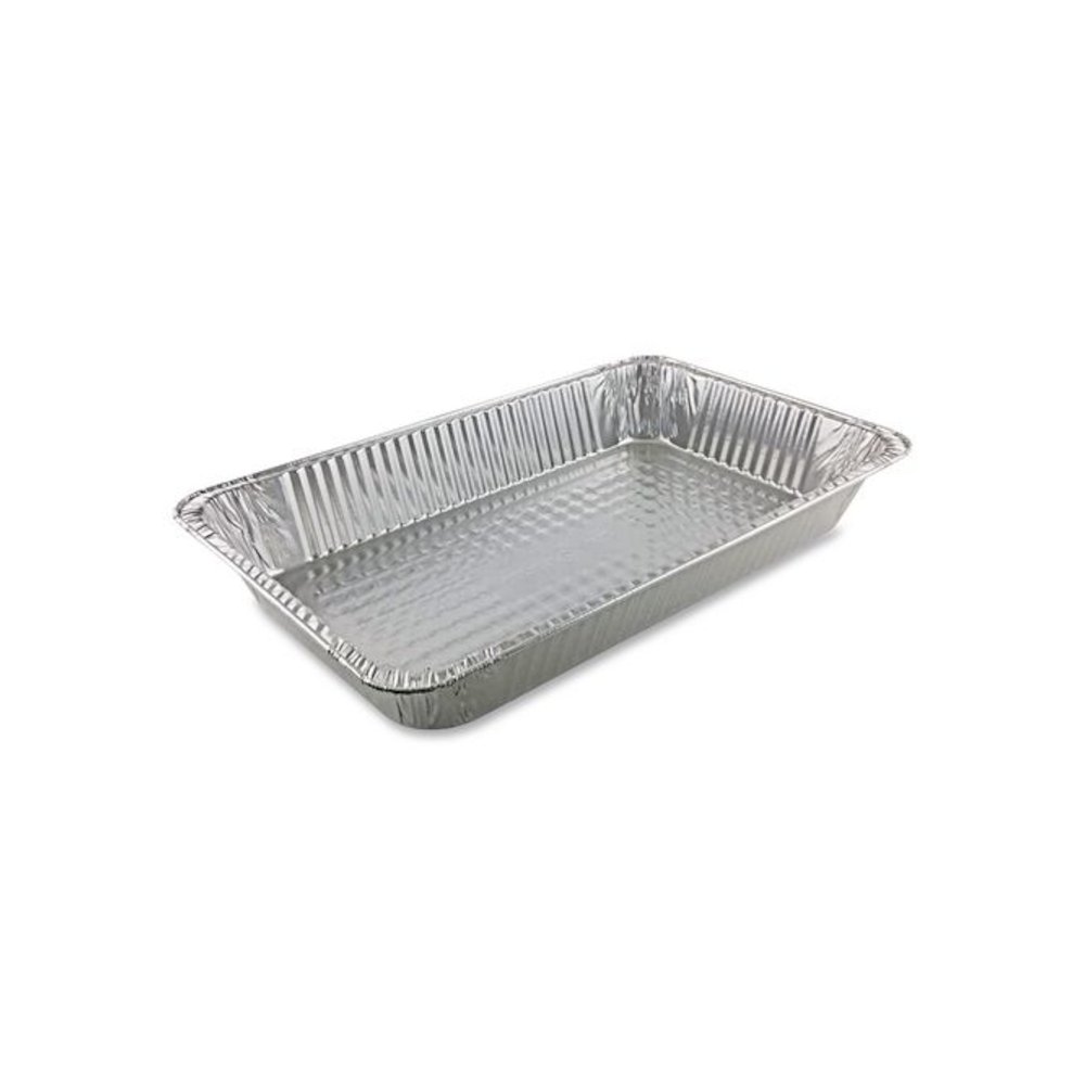 Aluminum Steam Table Pans, Full-Size Deep, 65 Gauge, 3.19" Deep, 12.19 x 20.75, 50/Carton. Picture 3