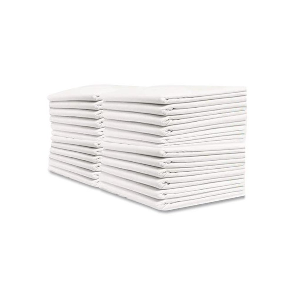 Tissue/Poly Tablecovers, 82" Diameter, White, 25/Carton. Picture 1