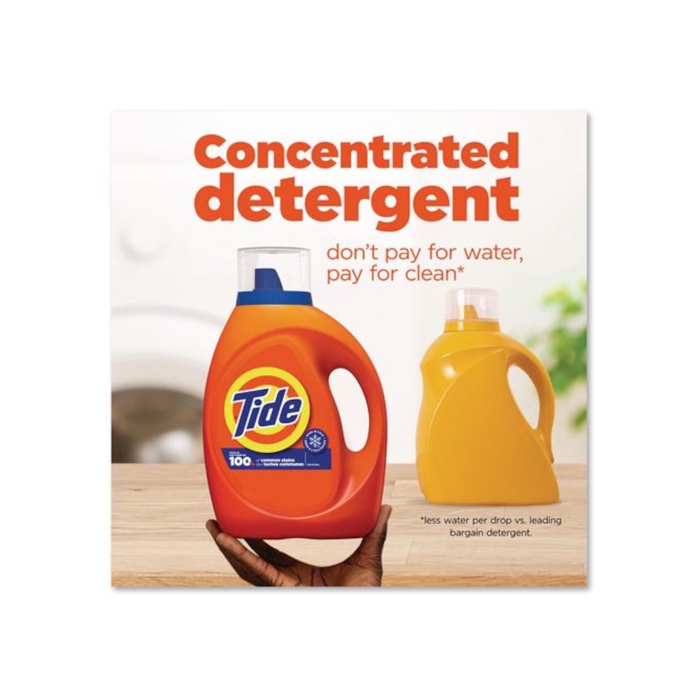 HE Laundry Detergent, Original Scent, Liquid, 64 Loads, 80 oz Bottle, 4/Carton. Picture 5