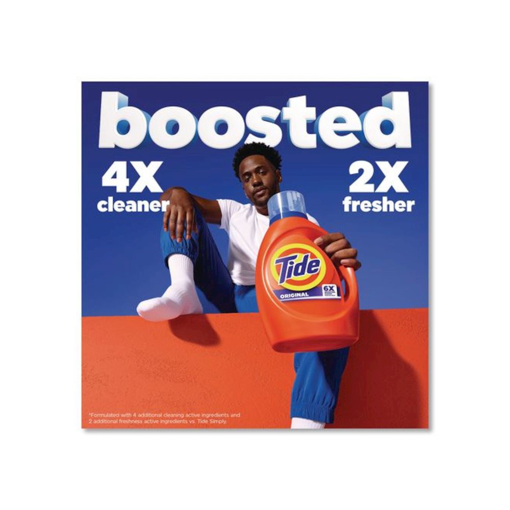 HE Laundry Detergent, Original Scent, Liquid, 64 Loads, 80 oz Bottle, 4/Carton. Picture 6