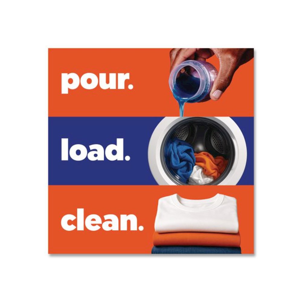 HE Laundry Detergent, Original Scent, Liquid, 64 Loads, 80 oz Bottle, 4/Carton. Picture 7