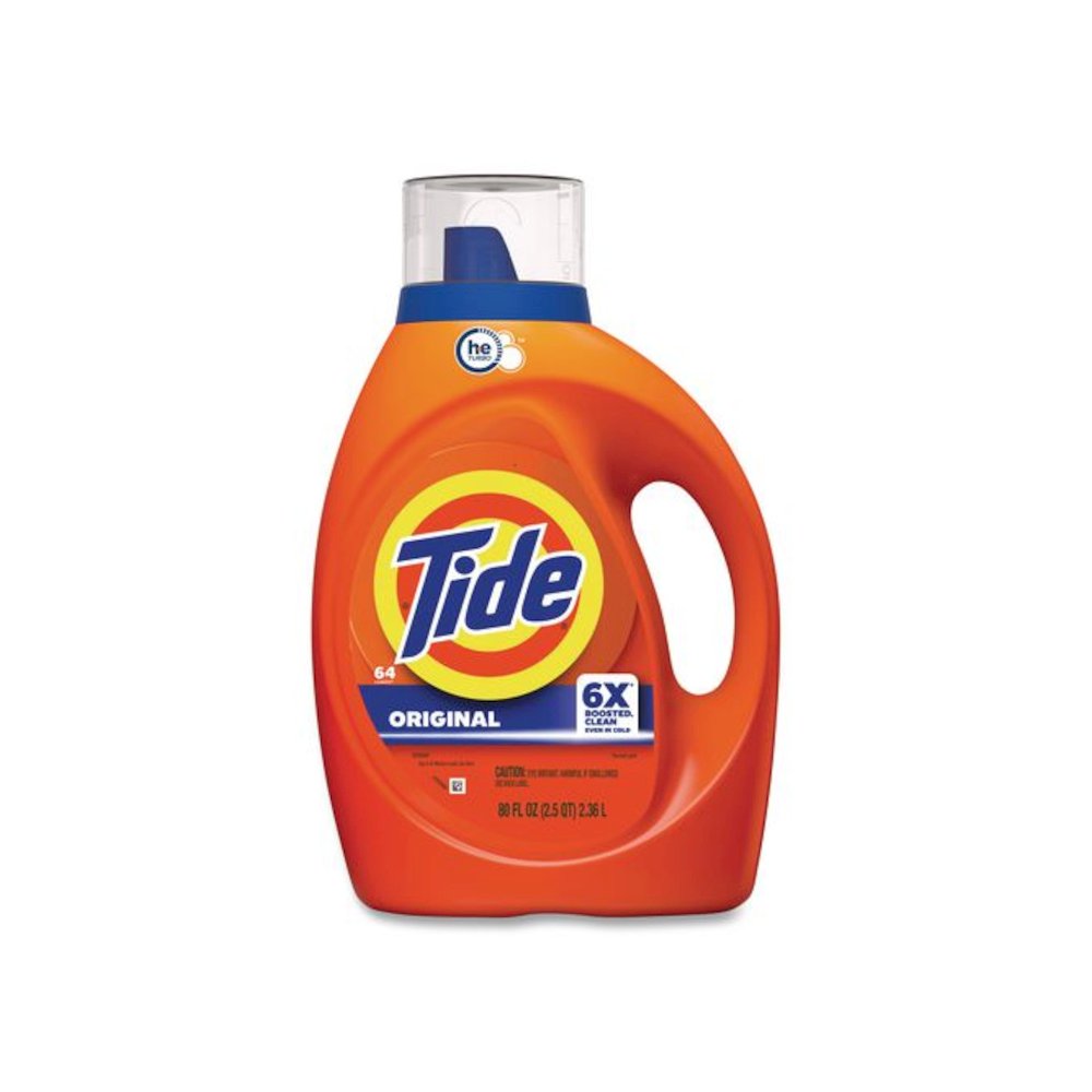 HE Laundry Detergent, Original Scent, Liquid, 64 Loads, 80 oz Bottle, 4/Carton. Picture 1