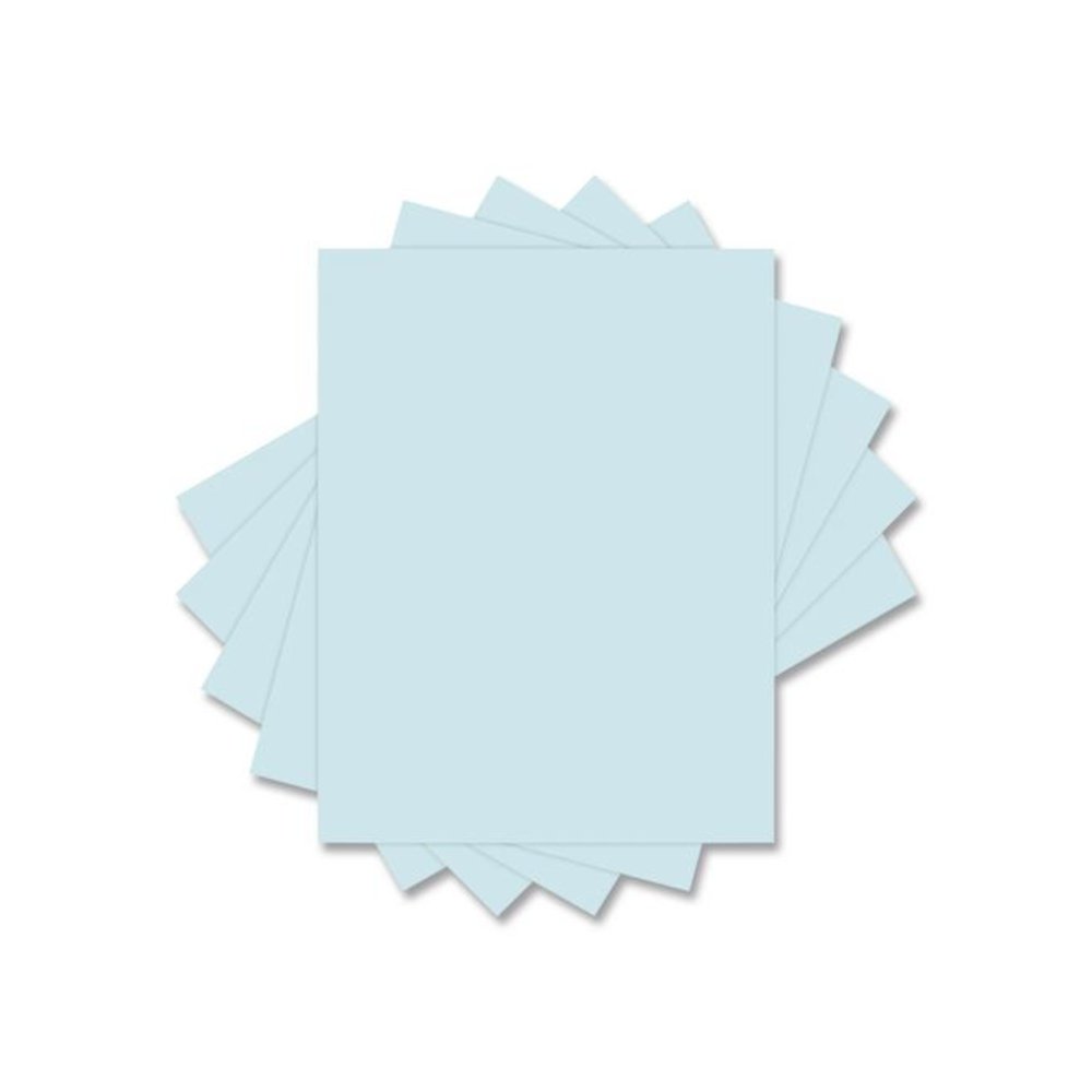 Multipurpose Pastel Colored Paper, 20 lb Bond Weight, 8.5 x 11, Blue, 500/Ream. Picture 2