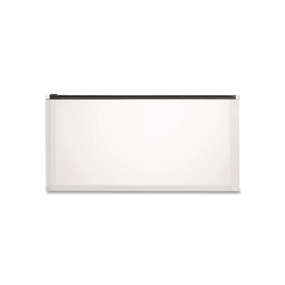 Poly Zip Check Envelope, Zipper Closure, 10.13 x 5.13, Assorted Colors, 5/Pack. Picture 4