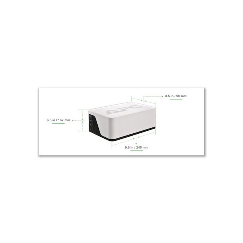 Back-UPS BE700G3 Battery Backup System, 6 Outlets, 700 VA, 490 J. Picture 4