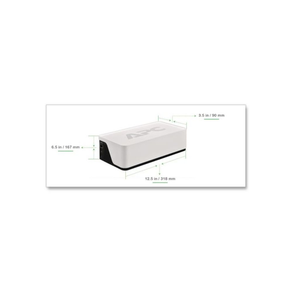 Back-UPS BE900G3 Battery Backup System, 8 Outlets, 900 VA, 490 J. Picture 3