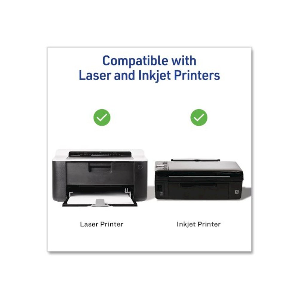 Rectangular Labels with Sure Feed Technology, Inkjet/Laser, 2 x 3, Matte White, 8 Labels/Sheet, 25 Sheets/Pack. Picture 7