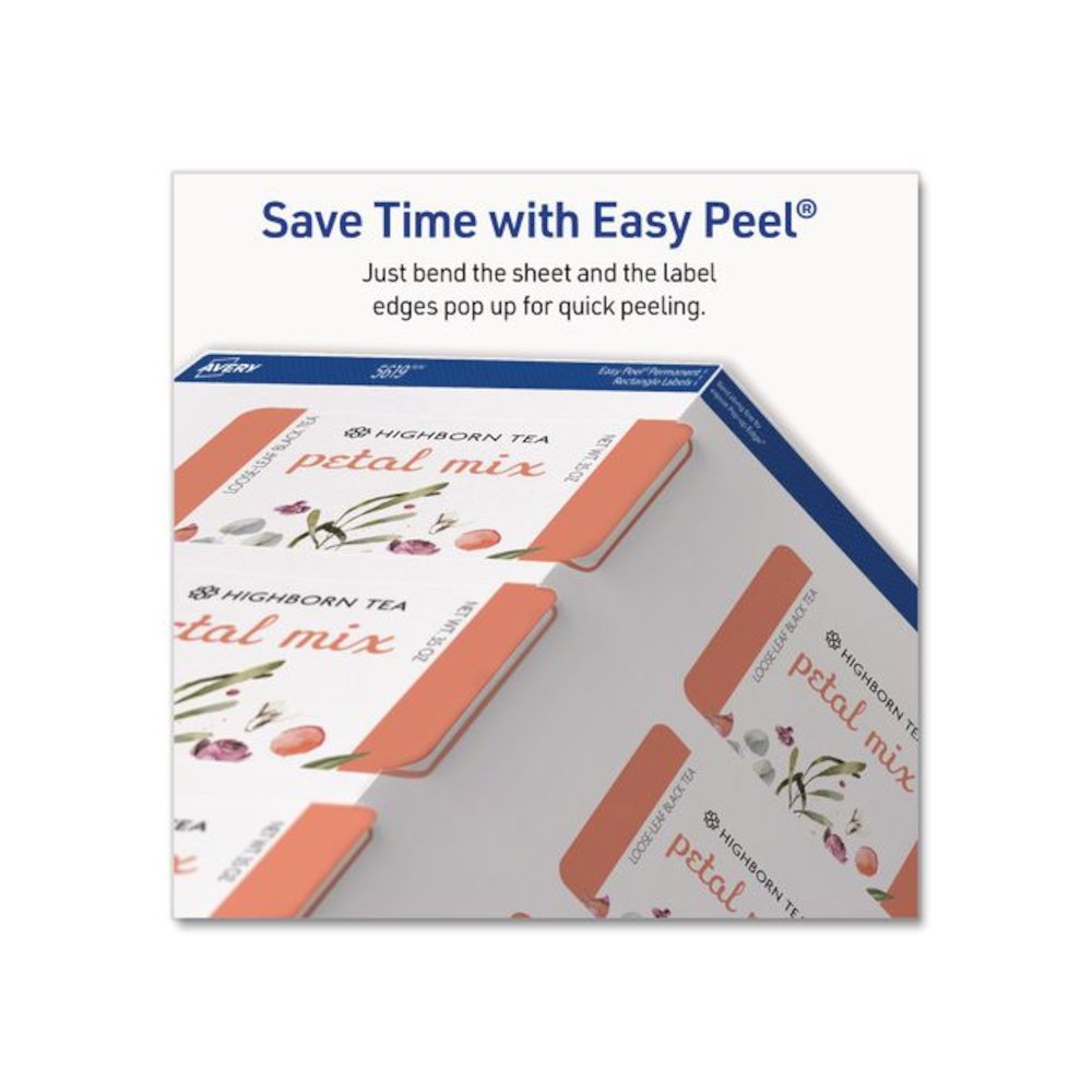 Rectangular Labels with Sure Feed Technology, Inkjet/Laser, 2 x 3, Matte White, 8 Labels/Sheet, 25 Sheets/Pack. Picture 8