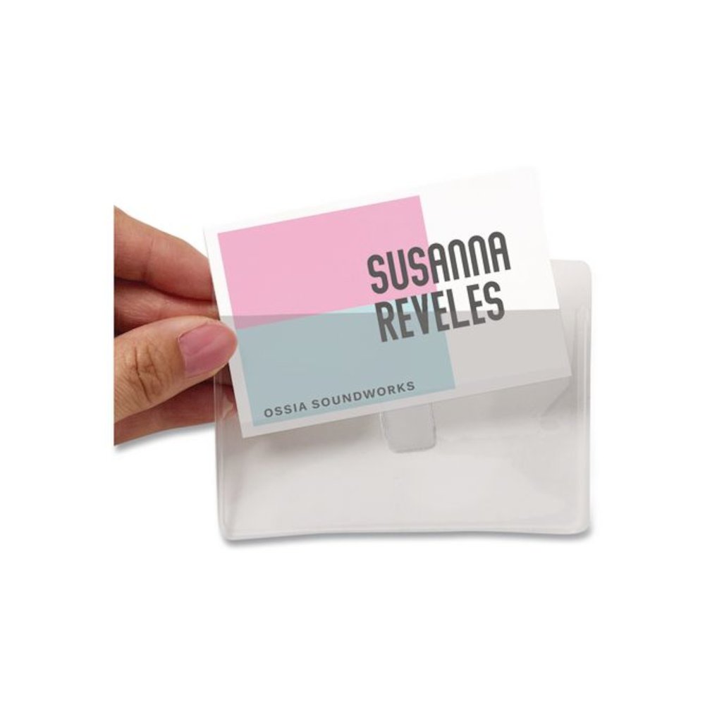 Name Badge Insert Refills, Horizontal, 3 x 4, White, 600/Pack. Picture 5
