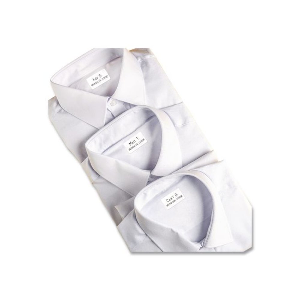 No-Iron Fabric Labels, Handwrite Only, 1 x 1.75, White, 10/Sheet, 10 Sheets/Pack. Picture 6