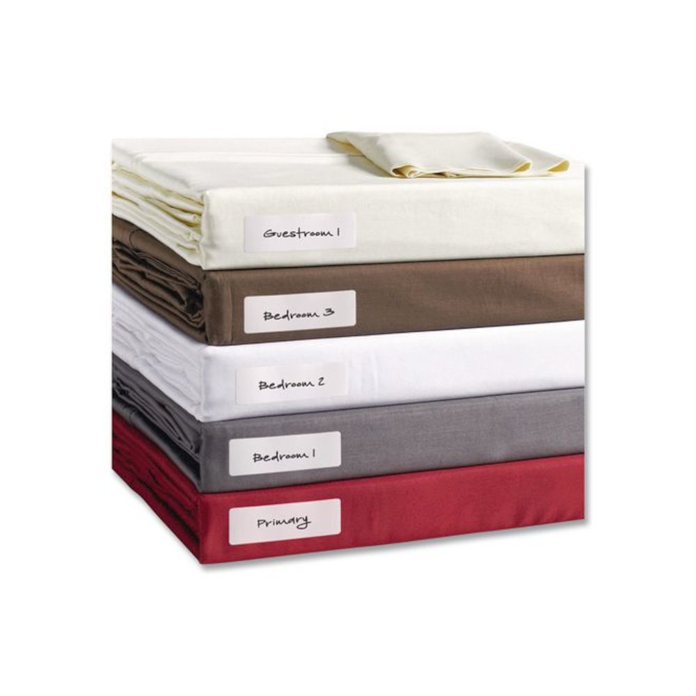 No-Iron Fabric Labels, Handwrite Only, 1 x 3, White, 5/Sheet, 10 Sheets/Pack. Picture 2