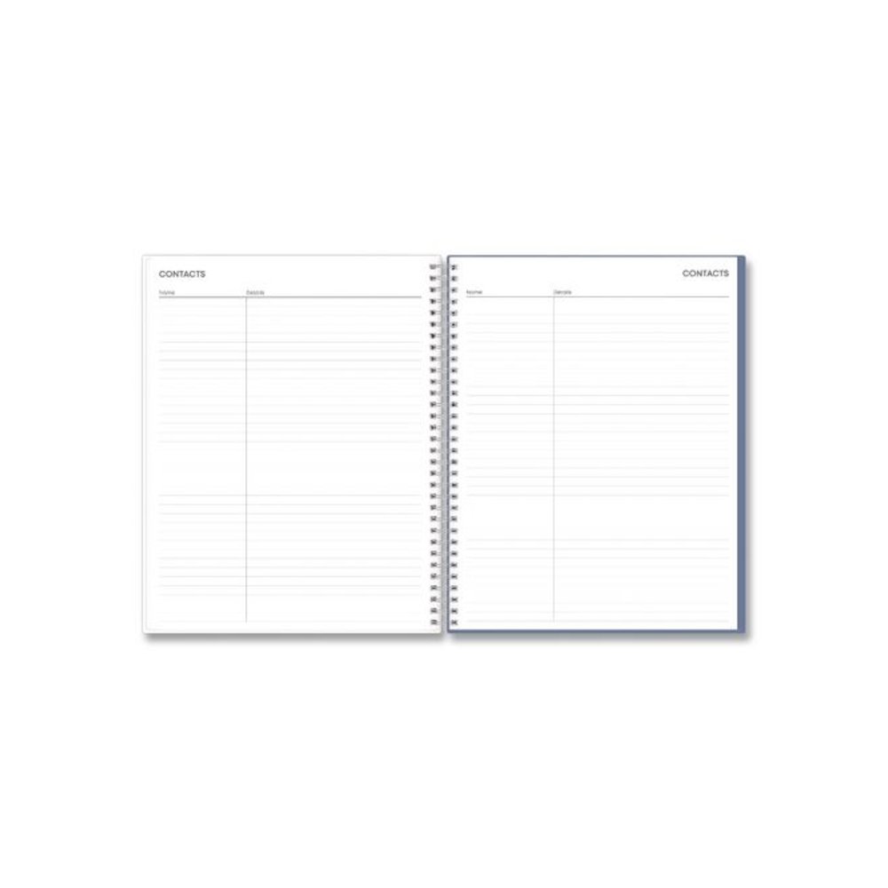 Tanya Blue Academic Year Daily Planner, Abstract Artwork, 11 x 8.5, Multicolor Cover, Supports Four Academic Years: 2025-2028. Picture 5