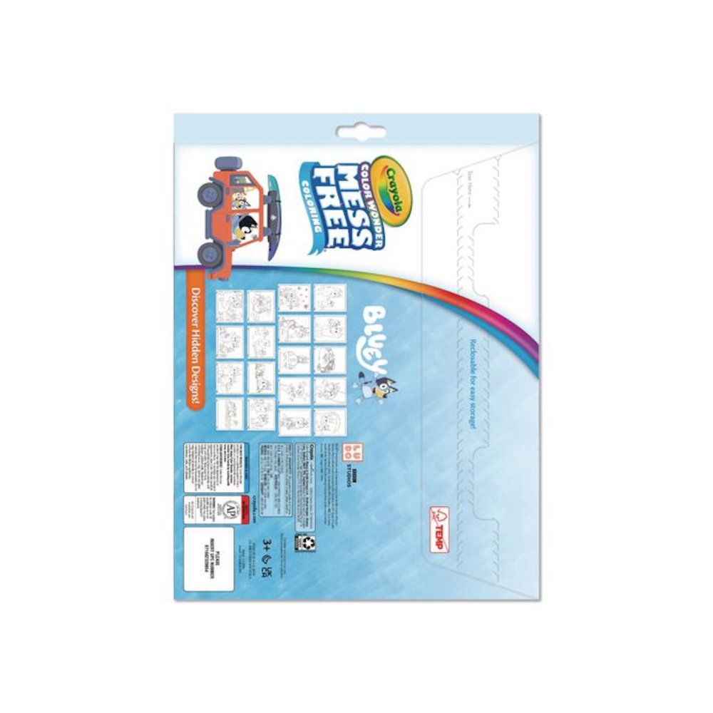 Color Wonder Bluey Coloring Book, Ages 3 and Up, 18 Pages. Picture 2