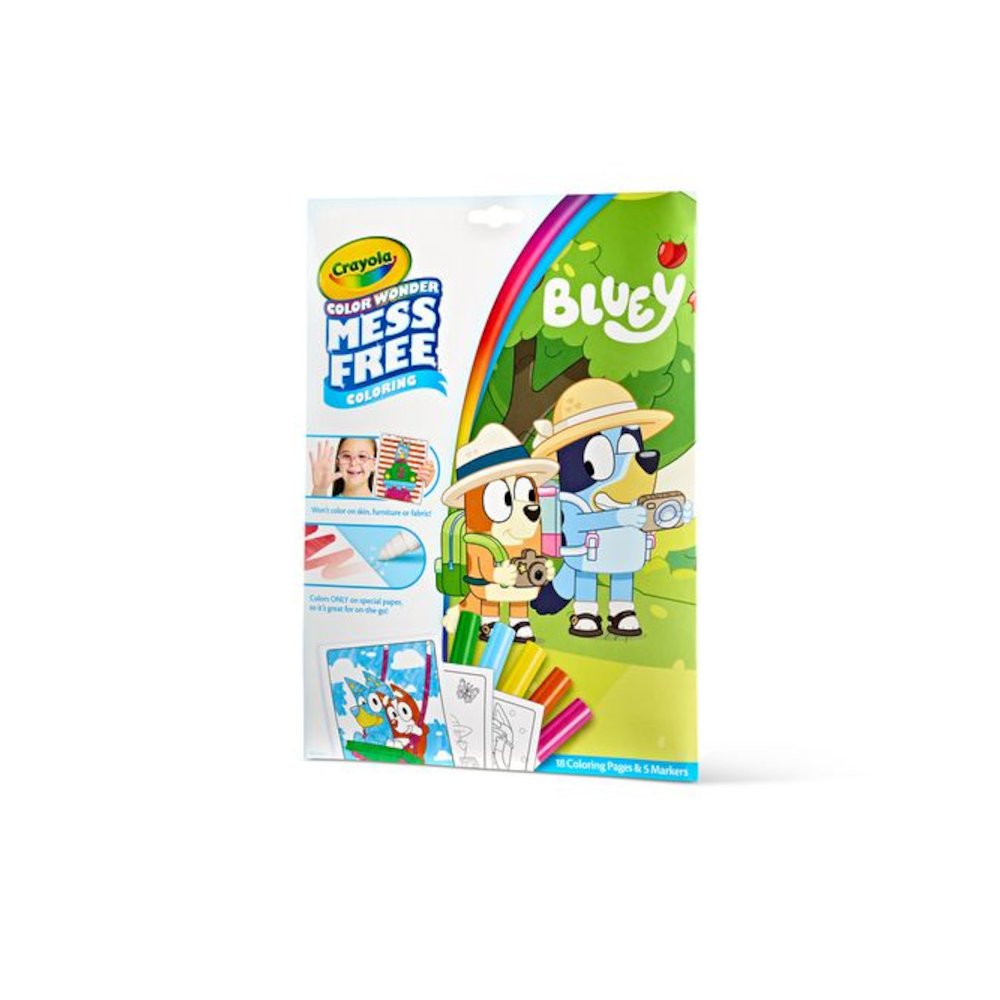 Color Wonder Bluey Coloring Book, Ages 3 and Up, 18 Pages. Picture 3