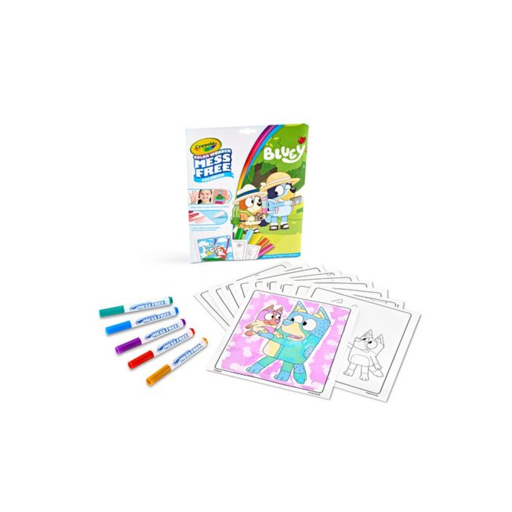 Color Wonder Bluey Coloring Book, Ages 3 and Up, 18 Pages. Picture 4