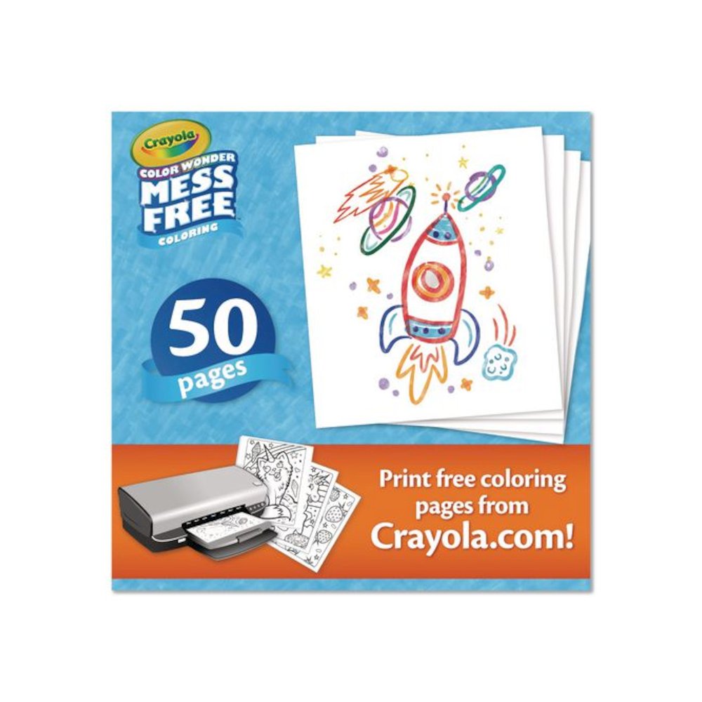 Color Wonder Blank Coloring Book, Ages 3 and Up, 50 Pages. Picture 2