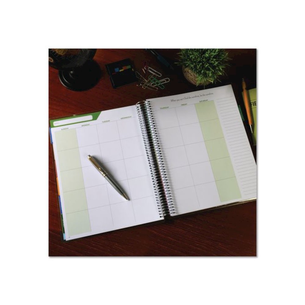 Deluxe Spring Floral Undated Weekly/Monthly Teacher's Lesson Planner, 7 Classes, Multicolor Cover, 11 x 8.5, 52-Week Span. Picture 8